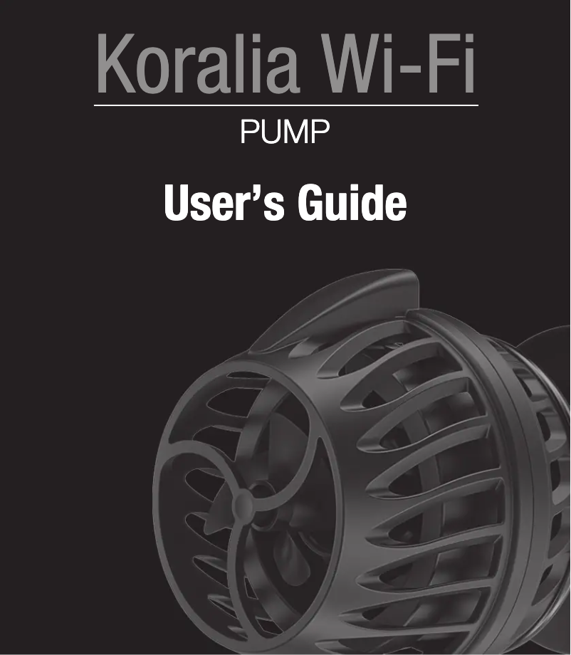 Page n°1 - Manuel utilisateur Ferplast Koralia Wi-Fi