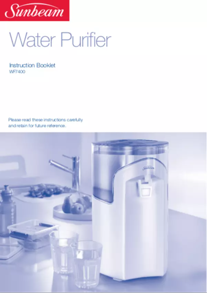 Page 1 de la notice Manuel utilisateur Sunbeam WF7400