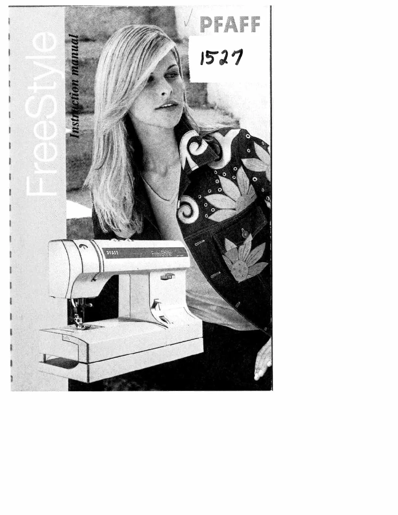 Page 1 de la notice Manuel utilisateur Pfaff Freestyle 1527