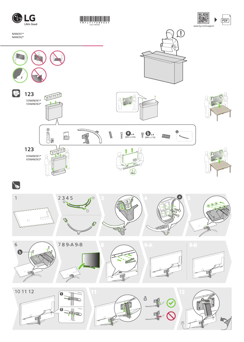 Página 1 del manual Manual de usuario LG 65NANO923PB