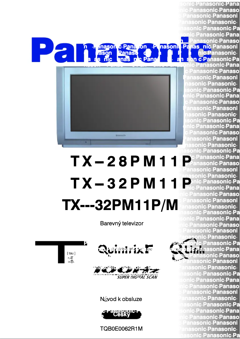 Page 1 de la notice Manuel utilisateur Panasonic TX-32PM11PM