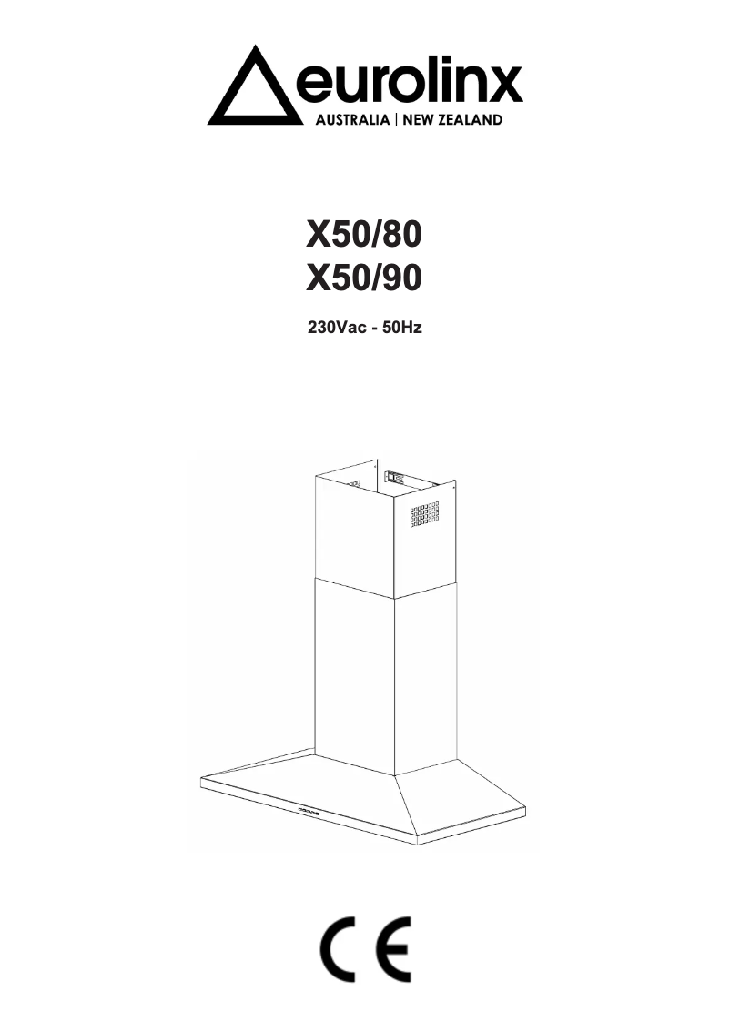Page n°1 - Manuel utilisateur Ilve X50