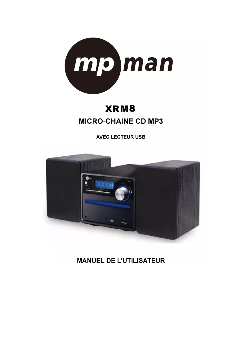 Page n°1 - Manuel utilisateur Mpman XRM8