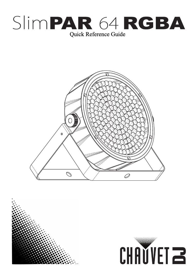 Page n°1 - Manuel utilisateur Chauvet SlimPAR 64 RGBA ILS