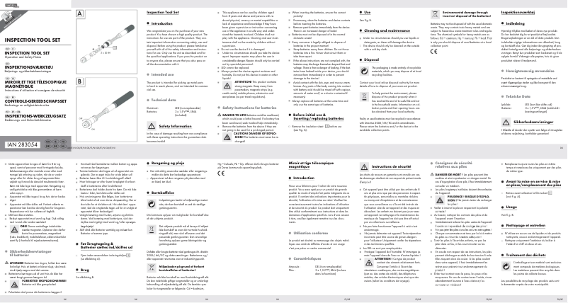 Page n°1 - Manuel utilisateur Powerfix HG02662