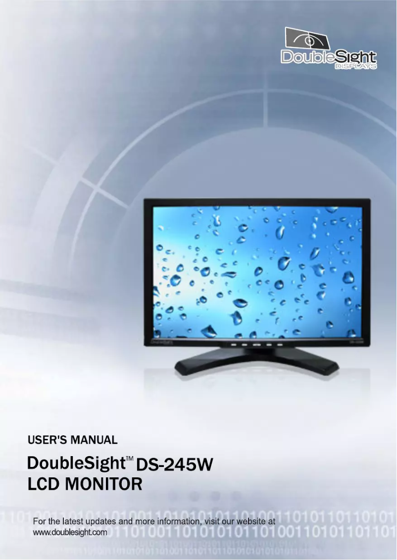 Page n°1 - Manuel utilisateur DoubleSight DS-245W