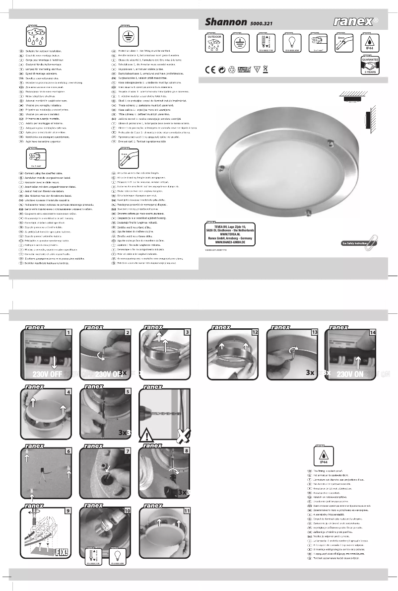 Página 1 del manual Manual de usuario Ranex Shannon