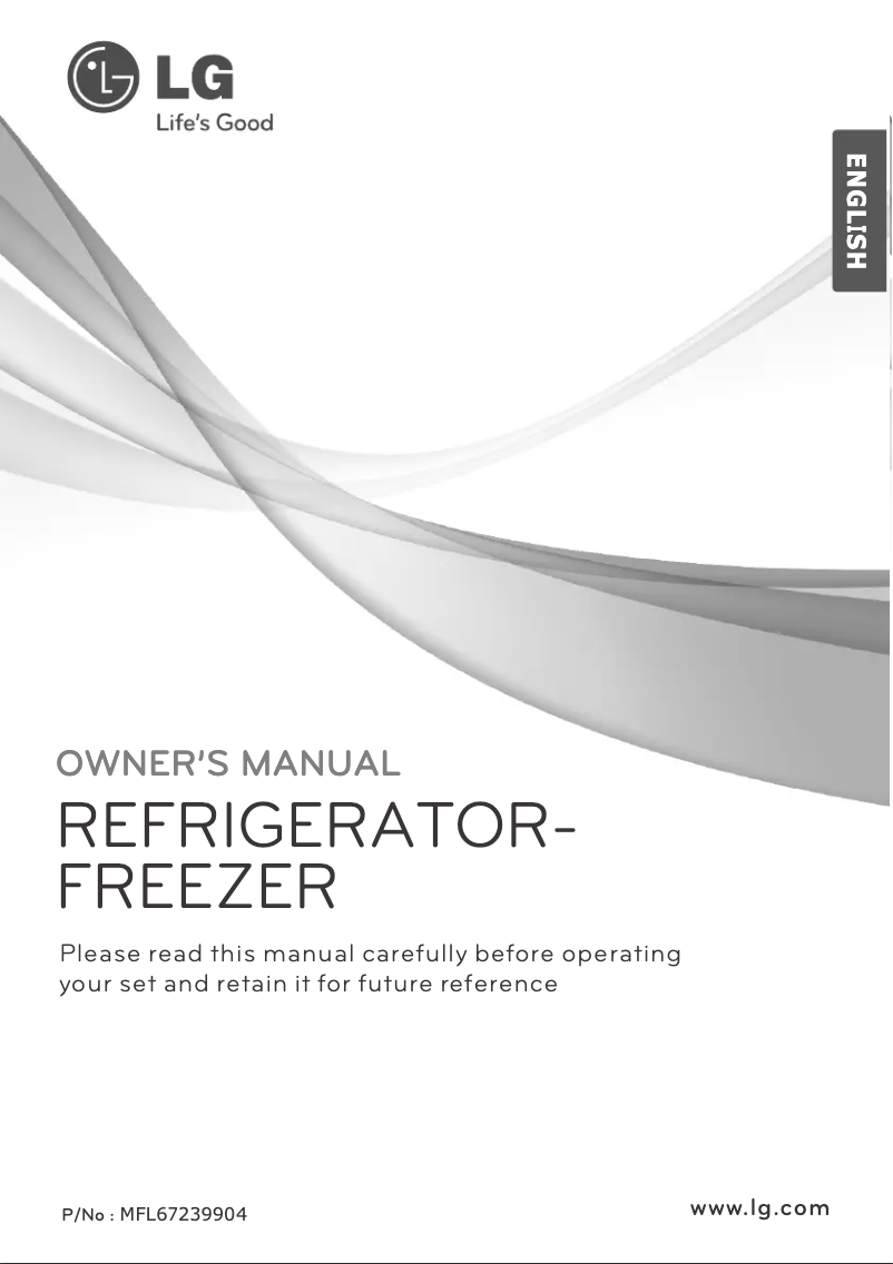 Page n°1 - Manuel utilisateur LG GN-B502CC