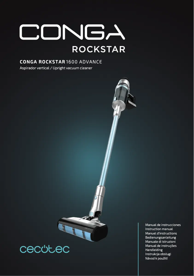 Page n°1 - Manuel utilisateur Cecotec Conga Rockstar 1600 Advance