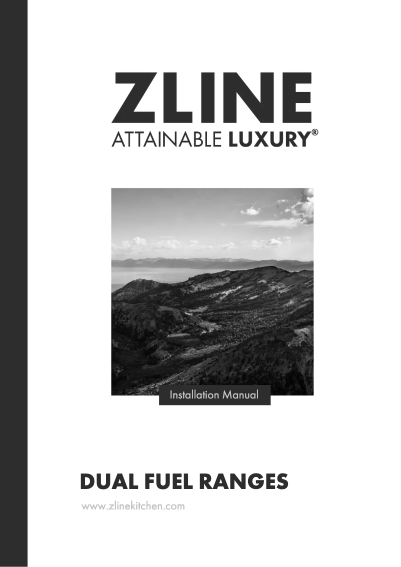 Page 1 de la notice Guide d'installation ZLine RA-RM-36