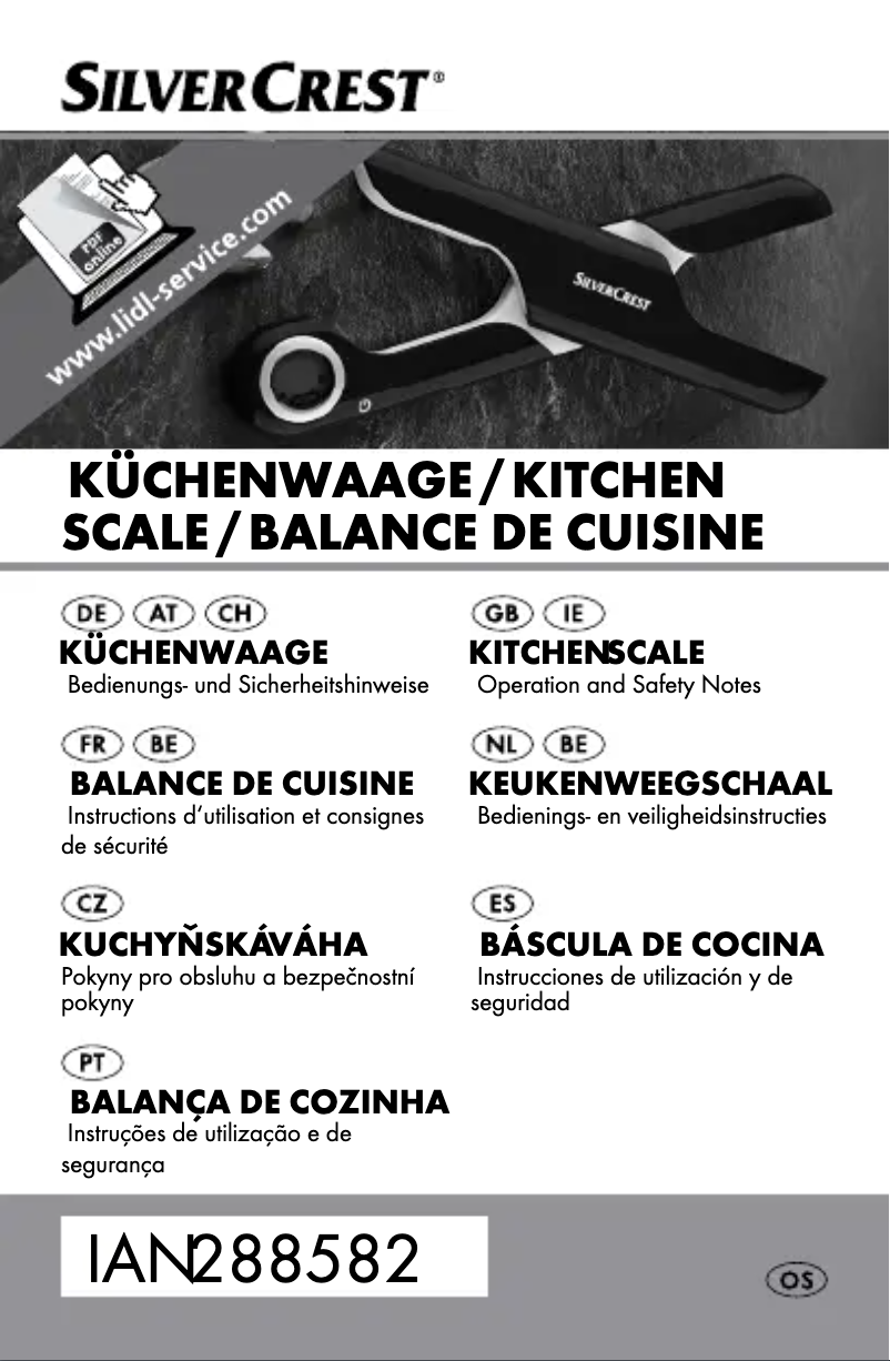 Page n°1 - Manuel utilisateur SilverCrest HG00496A
