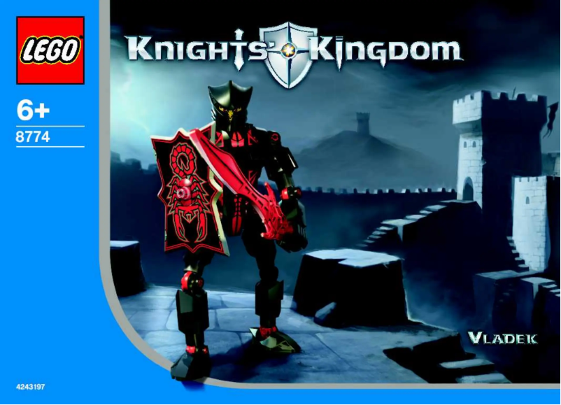Page 1 de la notice Manuel utilisateur Lego Knights Kingdom 8772