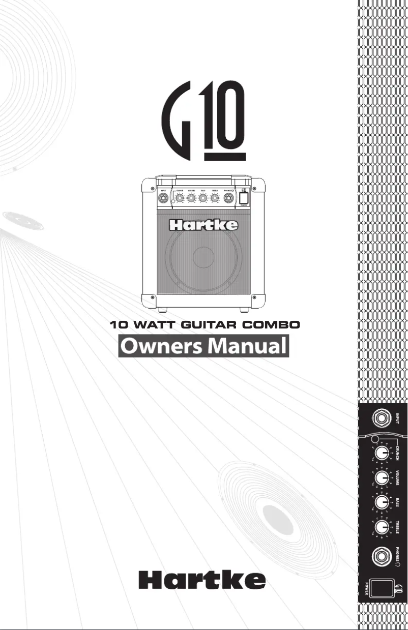 Image de la première page du manuel de l'appareil G10