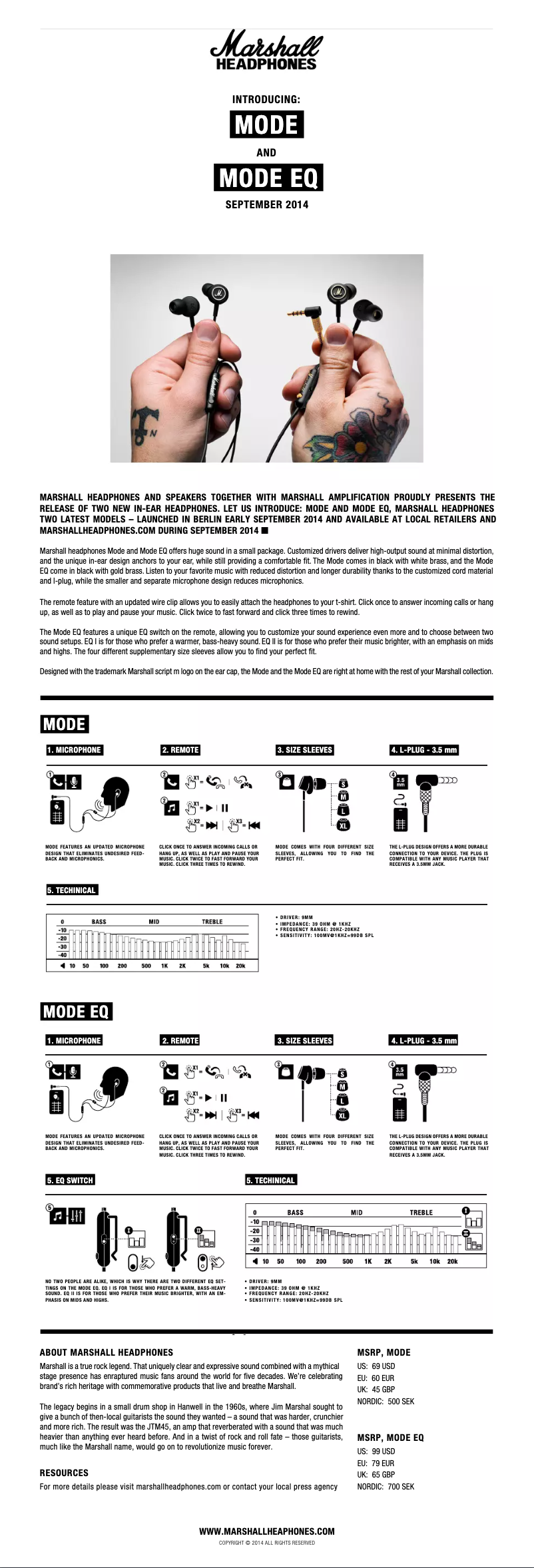 Image de la première page du manuel de l'appareil Mode