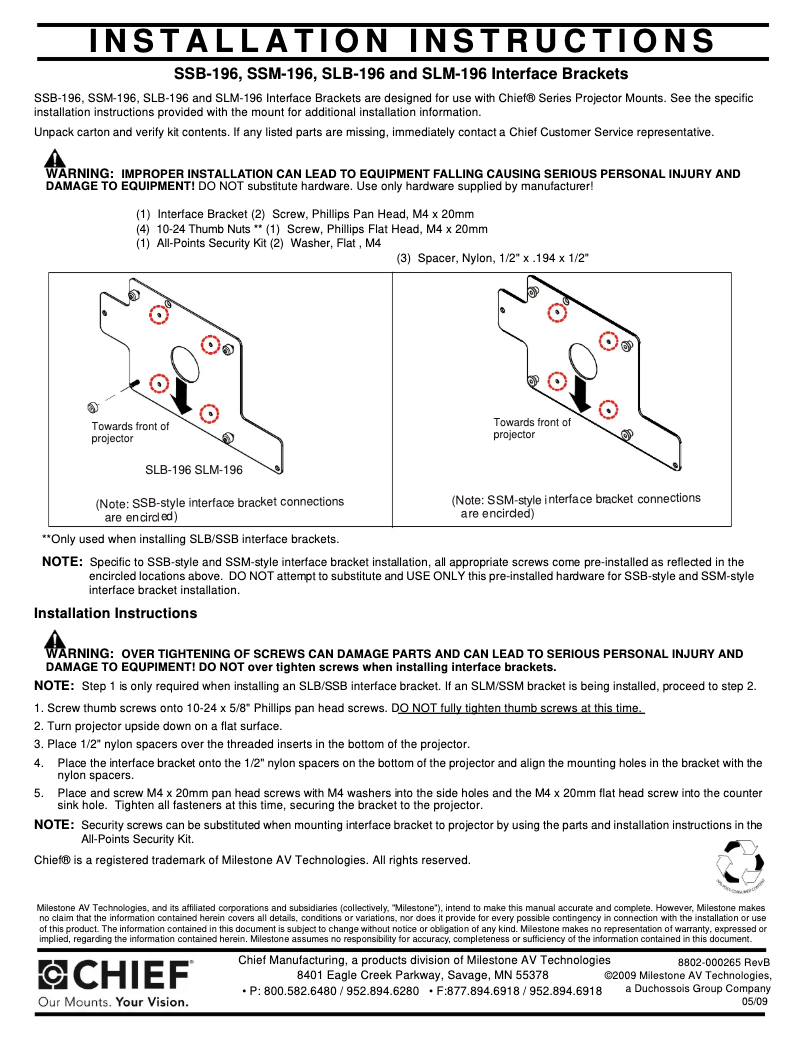 Image de la première page du manuel de l'appareil RSMA196