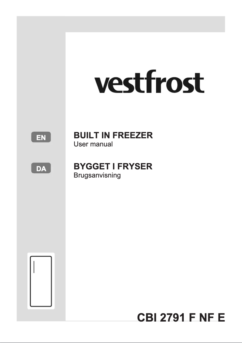 Page n°1 - Manuel utilisateur Vestfrost CBI 2791 F NF E