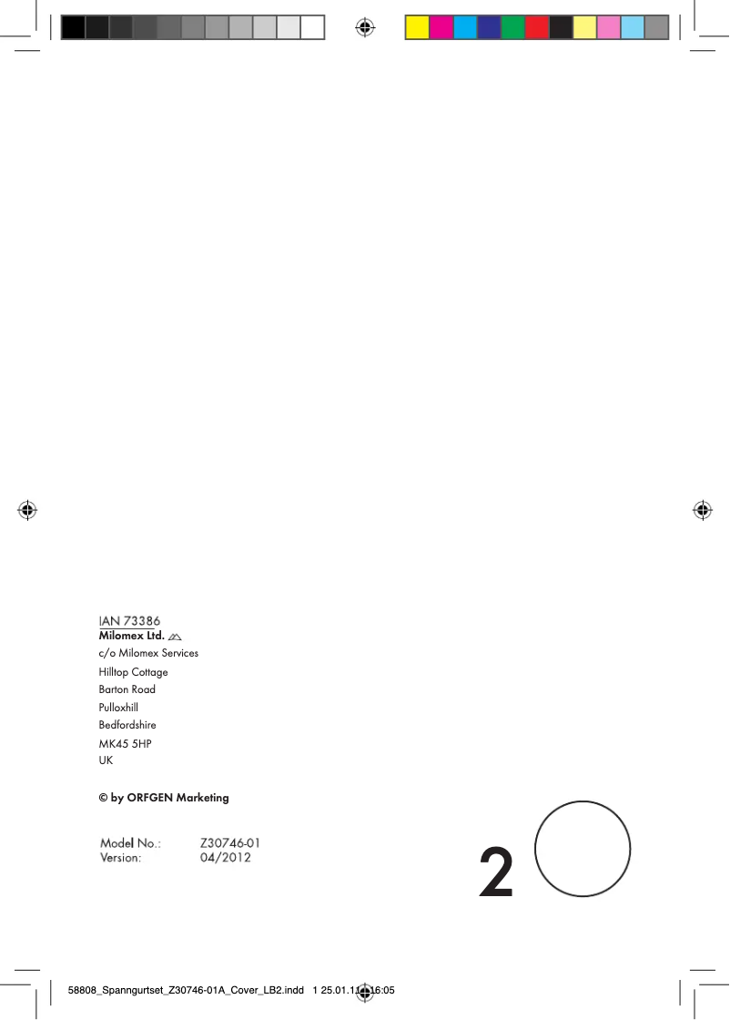 Image de la première page du manuel de l'appareil IAN 73386