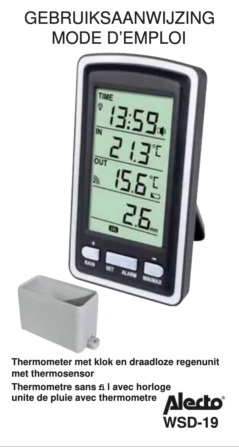 Página 1 del manual Manual de usuario Alecto WSD-19