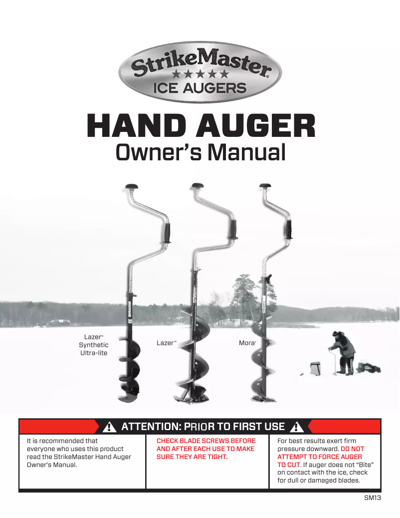 Page n°1 - Manuel utilisateur StrikeMaster Mora