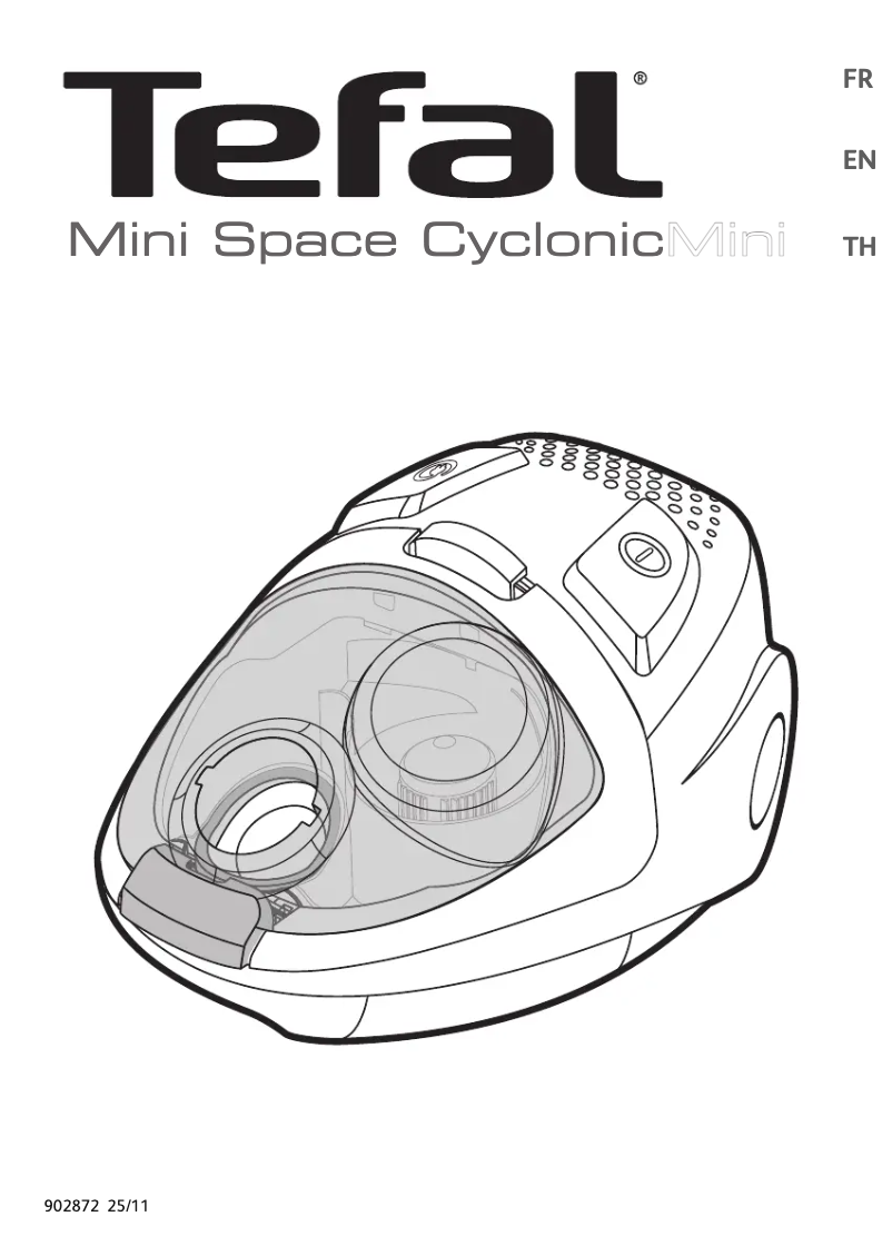 Image de la première page du manuel de l'appareil Mini Space Cyclonic TW332188