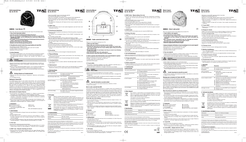 Página 1 del manual Manual de usuario TFA 60.1513.01