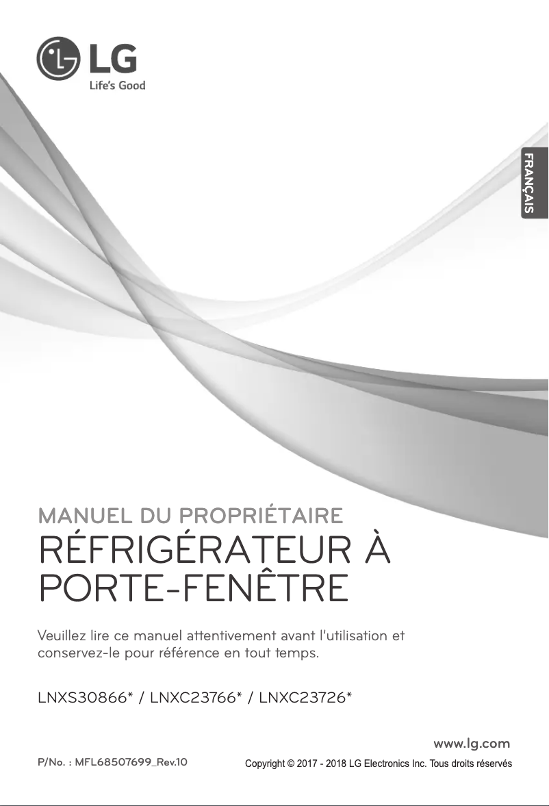 Image de la première page du manuel de l'appareil LNXC23726S