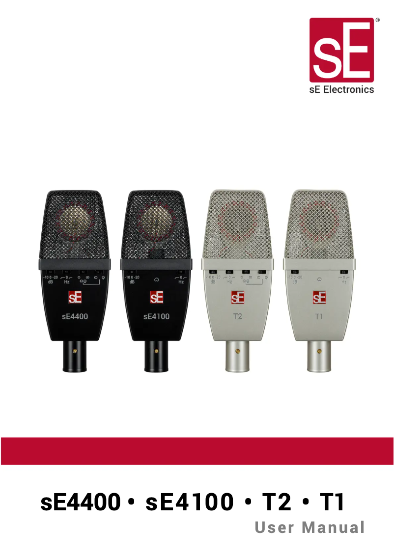 Página 1 del manual Manual de usuario SE Electronics T1