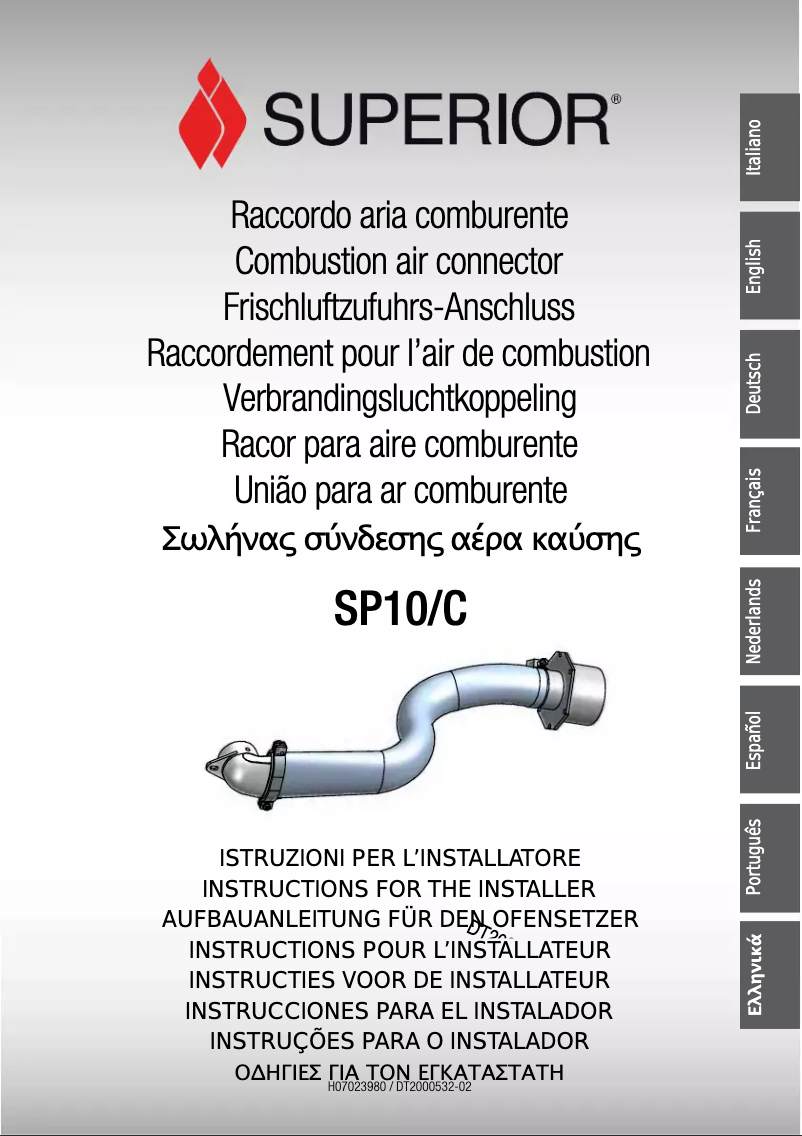 Page n°1 - Manuel utilisateur Superior Monia