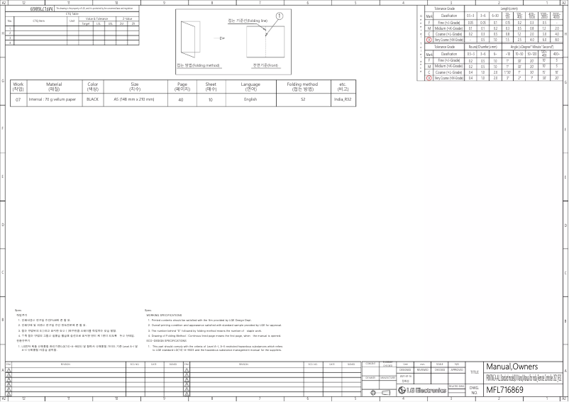 Page n°1 - Manuel utilisateur LG MSUQ18UVYA