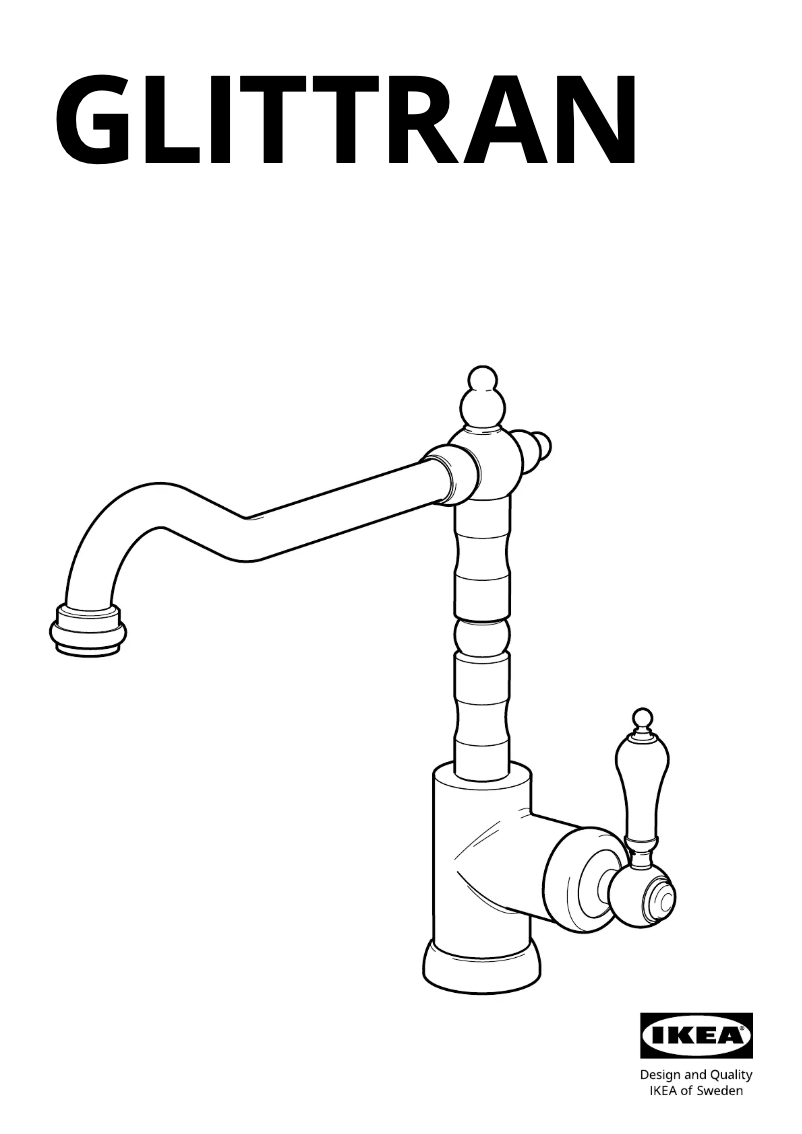 Image de la première page du manuel de l'appareil GLITTRAN 004.939.74