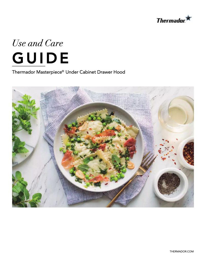 Page 1 de la notice Manuel utilisateur Thermador HMDW30WS