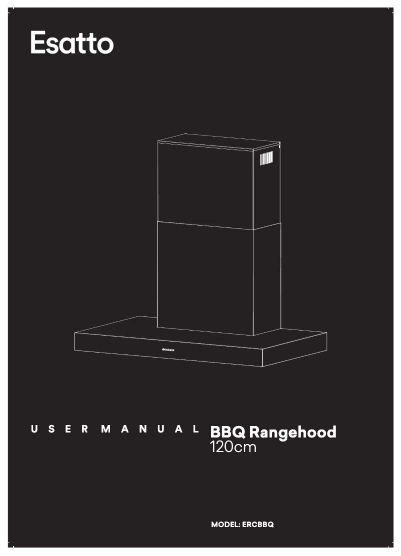 Page 1 de la notice Manuel utilisateur Esatto ERCBBQ