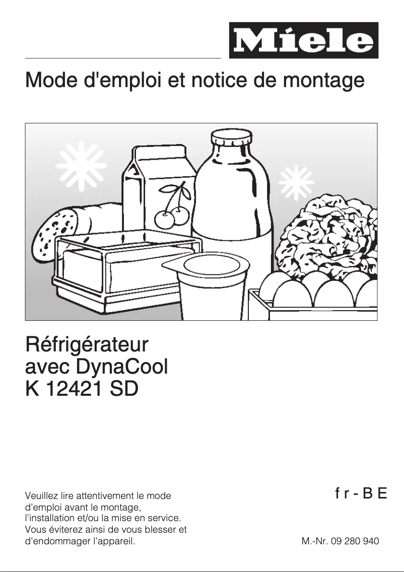 Image de la première page du manuel de l'appareil K 12421 SD