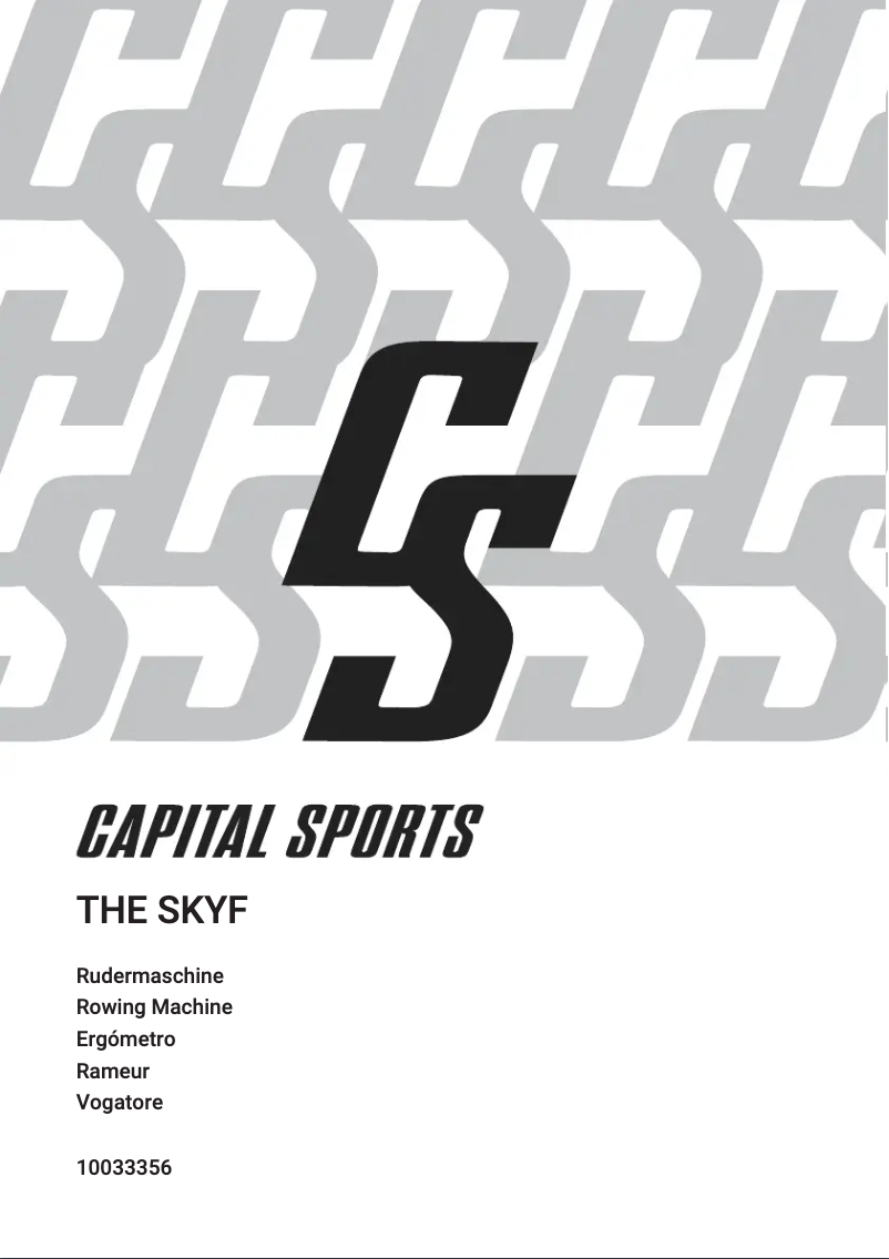 Page 1 de la notice Manuel utilisateur Capital Sports The Skyf