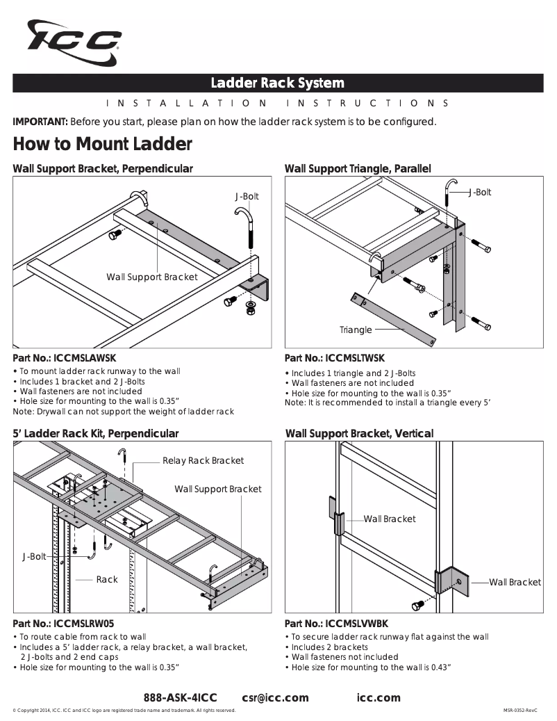 Page 1 de la notice Manuel utilisateur ICC ICCMSLFT90