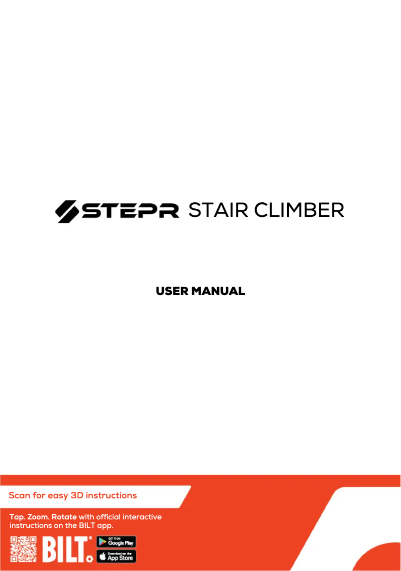 Image de la première page du manuel de l'appareil Star Climber