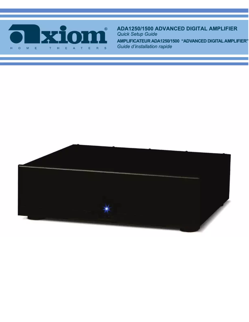 Imagen de la primera página del manual del dispositivo ADA-1250