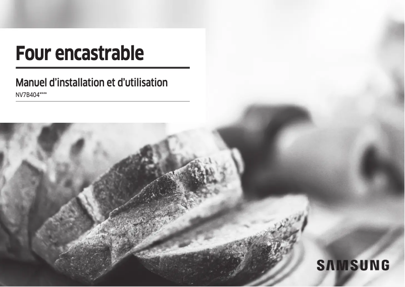Page 1 de la notice Manuel utilisateur Samsung NV7B40304CS
