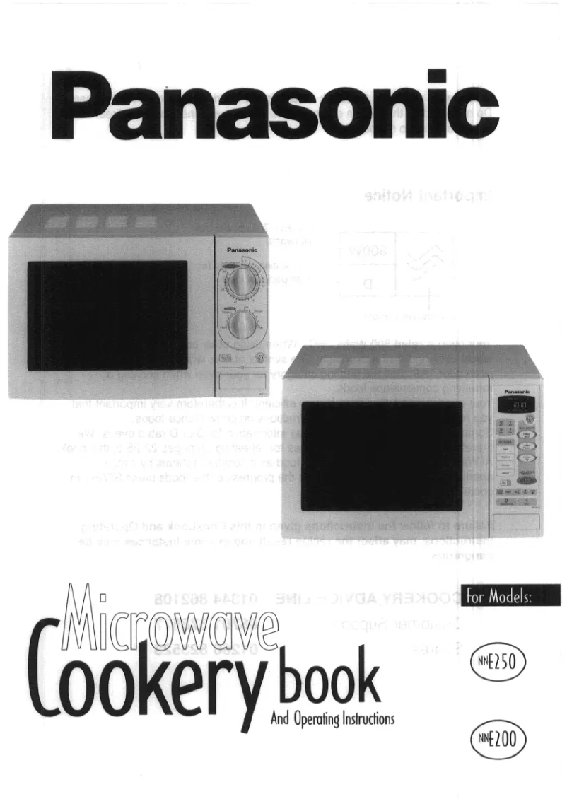 Page 1 de la notice Manuel utilisateur Panasonic NN-E200WB
