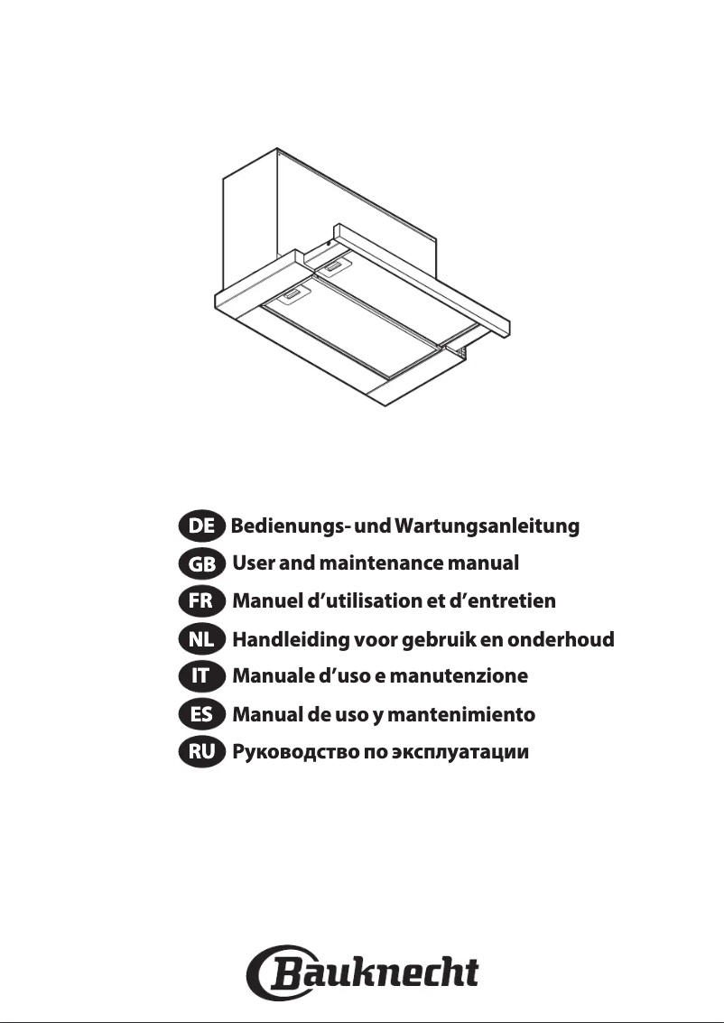 Page 1 de la notice Manuel utilisateur Bauknecht BAHTT 55 LM G