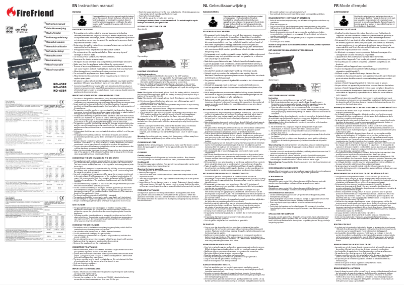 Image de la première page du manuel de l'appareil KO-6584