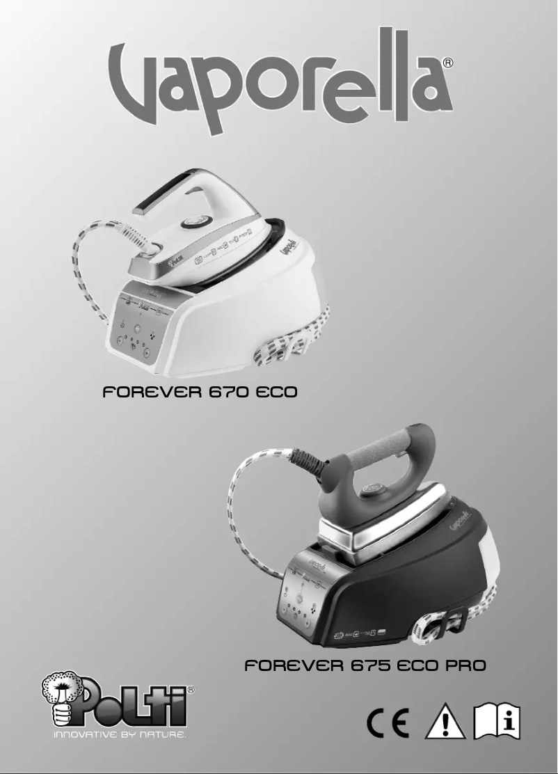 Page n°1 - Manuel utilisateur Polti Forever 675 Eco Pro