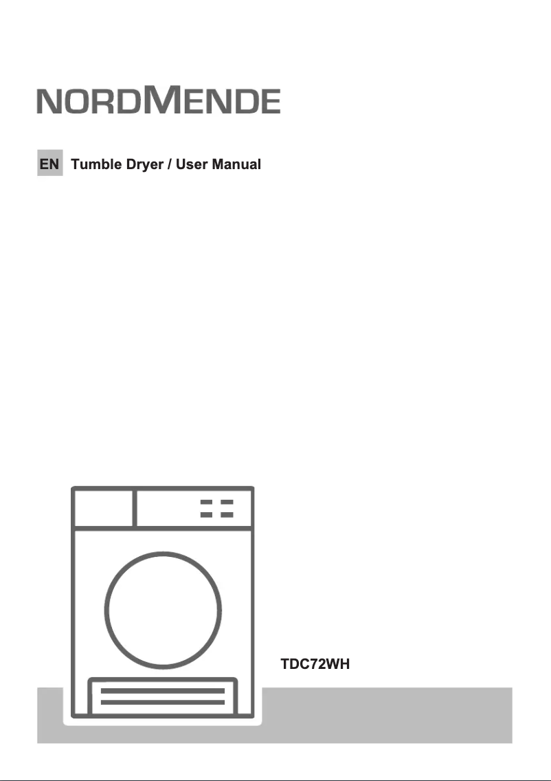 Page n°1 - Manuel utilisateur Nordmende TDC72WH