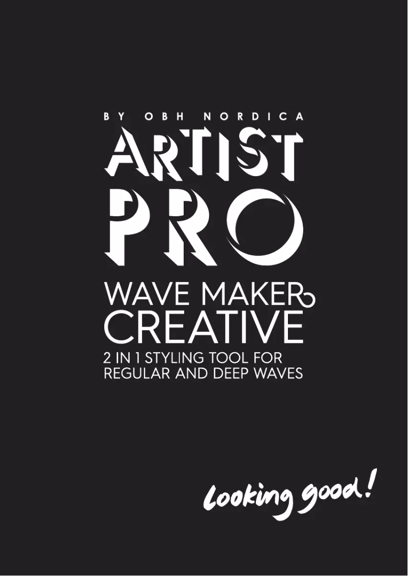 Page n°1 - Manuel utilisateur OBH Nordica Artist Pro Creative Wave Maker 5812
