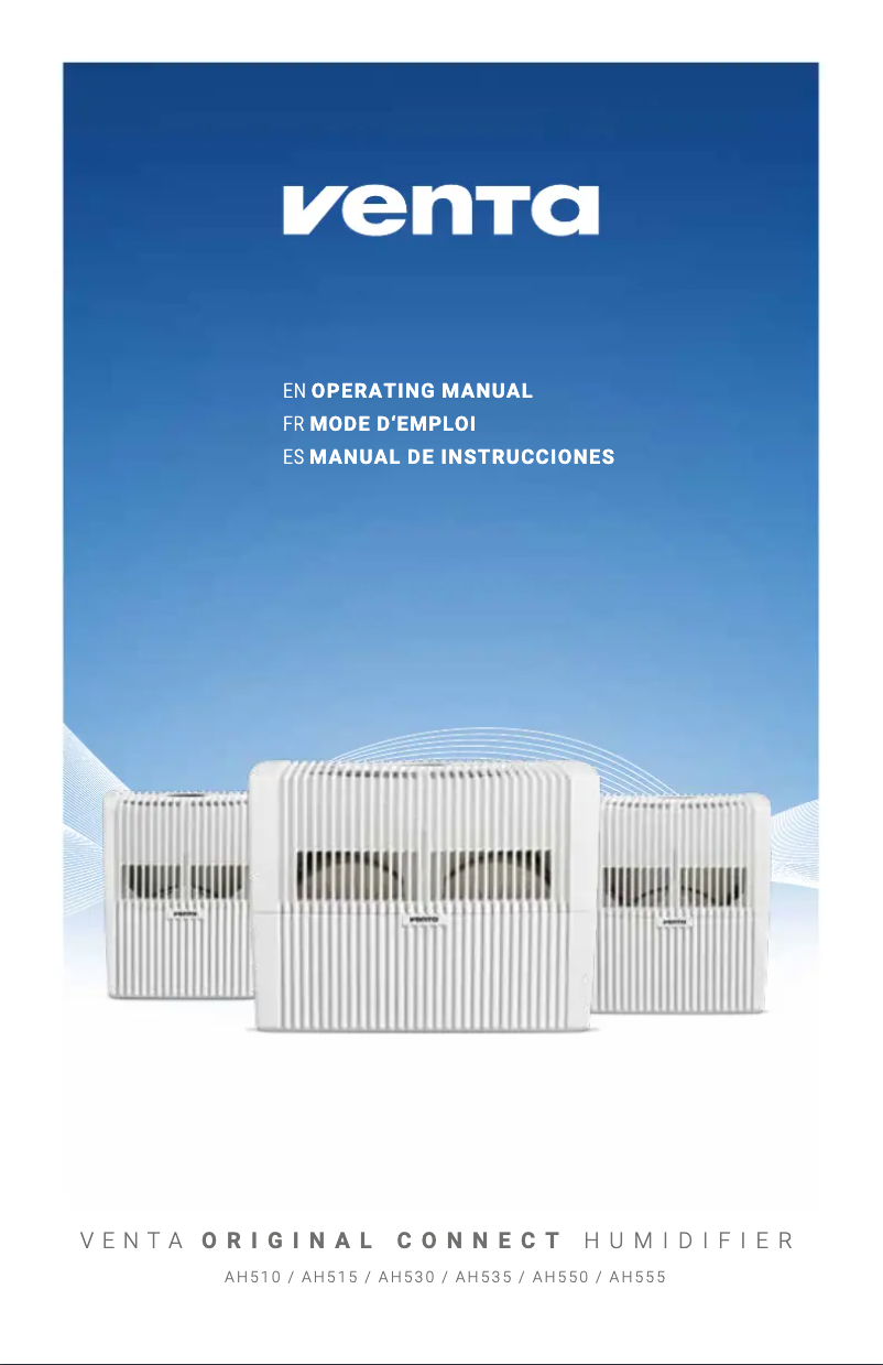 Page n°1 - Manuel utilisateur Venta AH510