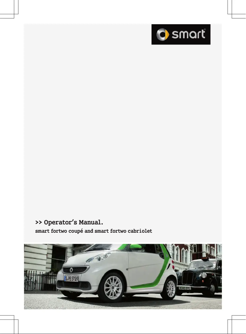 Page 1 de la notice Manuel utilisateur Mercedes-Benz Fortwo electric drive (2013)