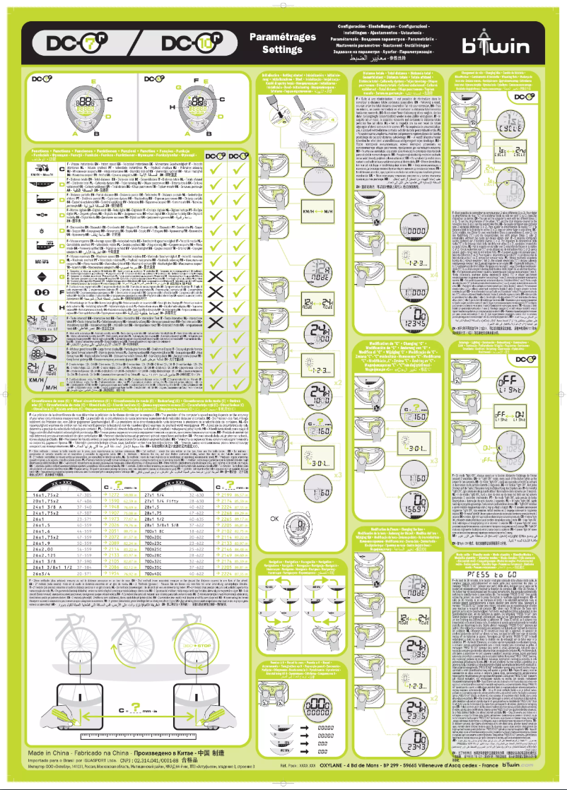 Página 1 del manual Manual de usuario B'twin DC-7r
