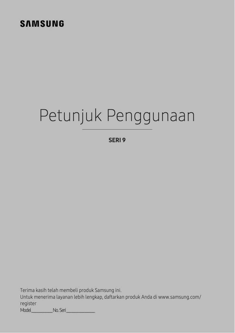 Image de la première page du manuel de l'appareil UA78KS9000K