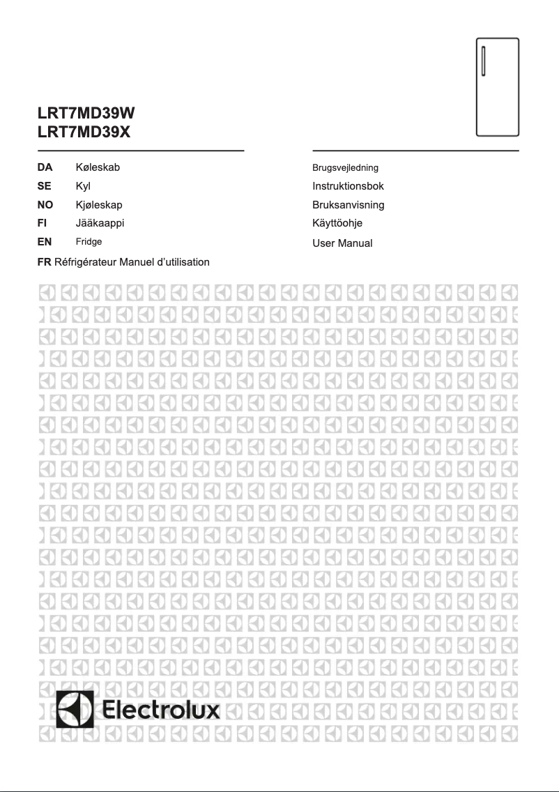 Page 1 de la notice Manuel utilisateur Electrolux LRT7MD39W