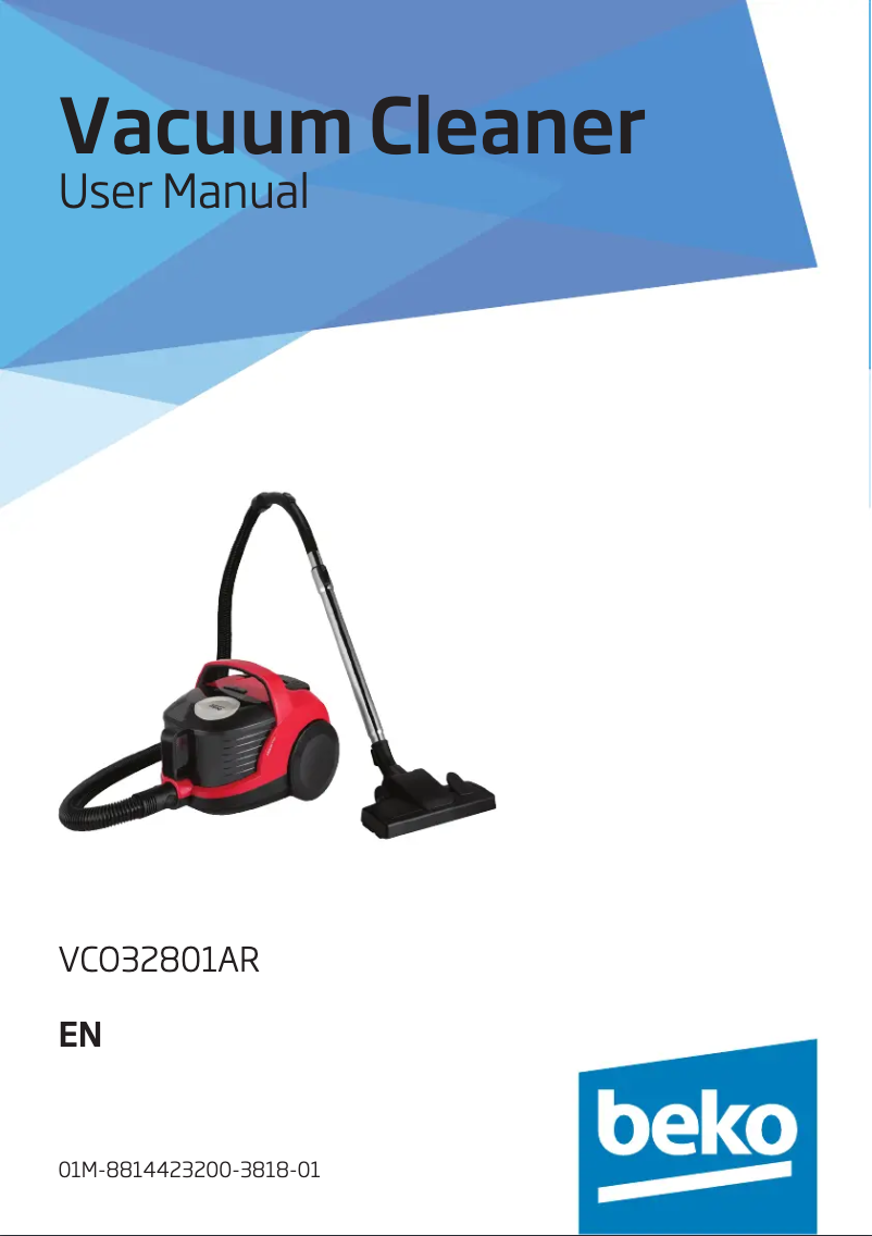 Image de la première page du manuel de l'appareil VCO32801A